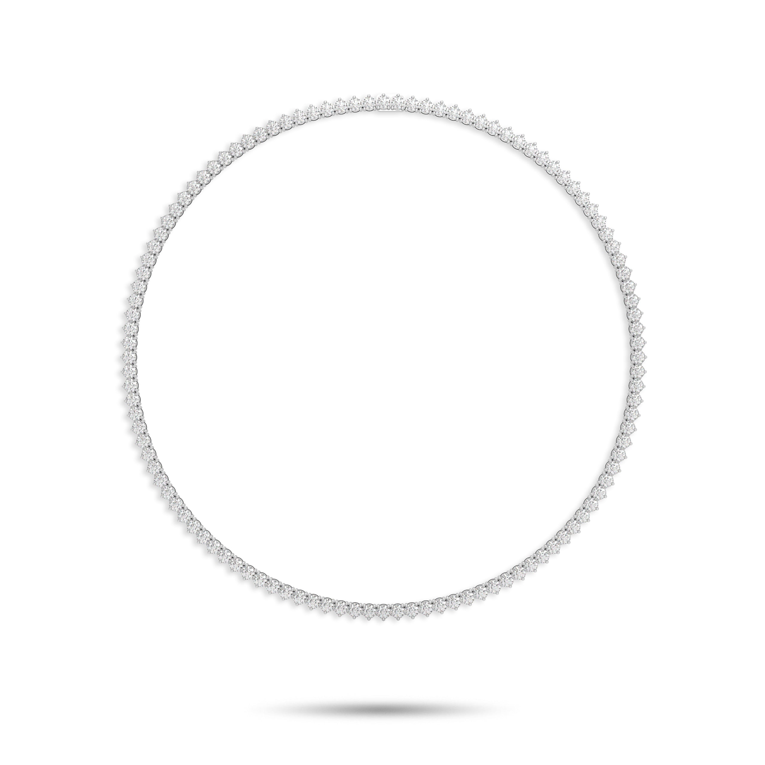 Round Diamond Necklace