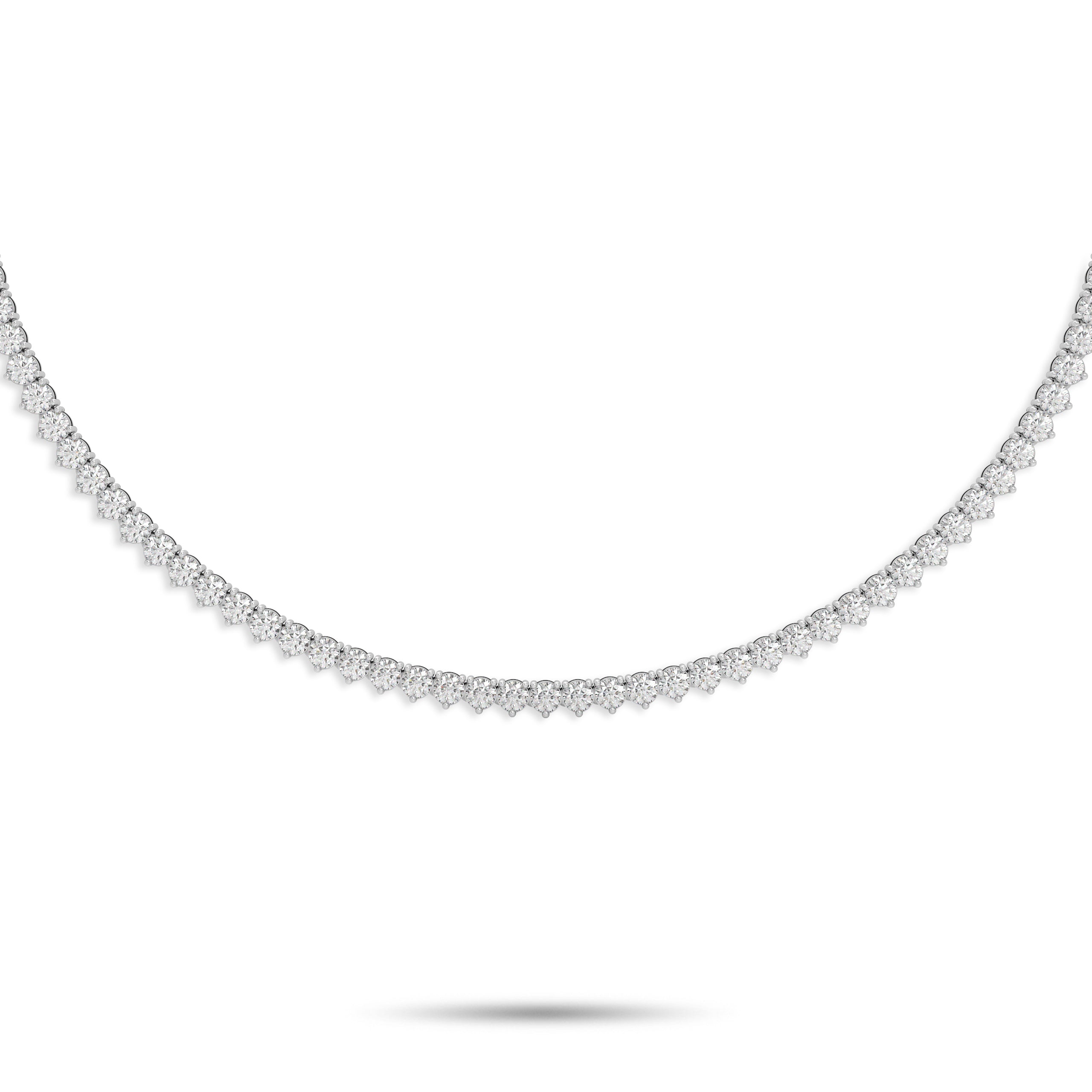 Round Diamond Necklace