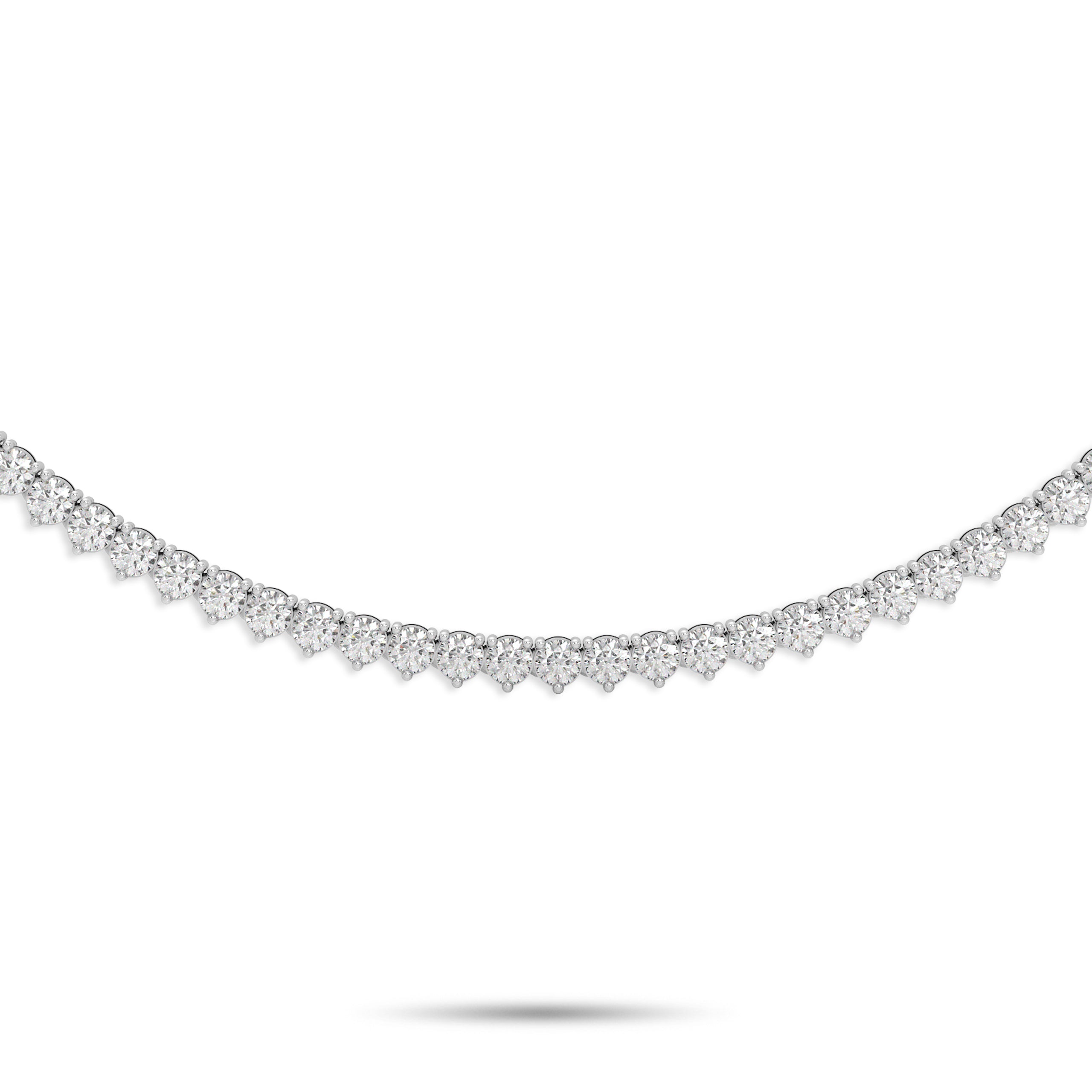Round Diamond Necklace