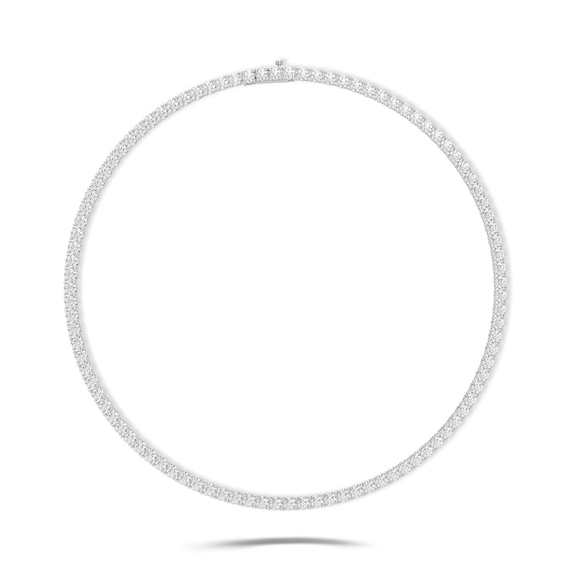 Round Classic Diamond Necklace