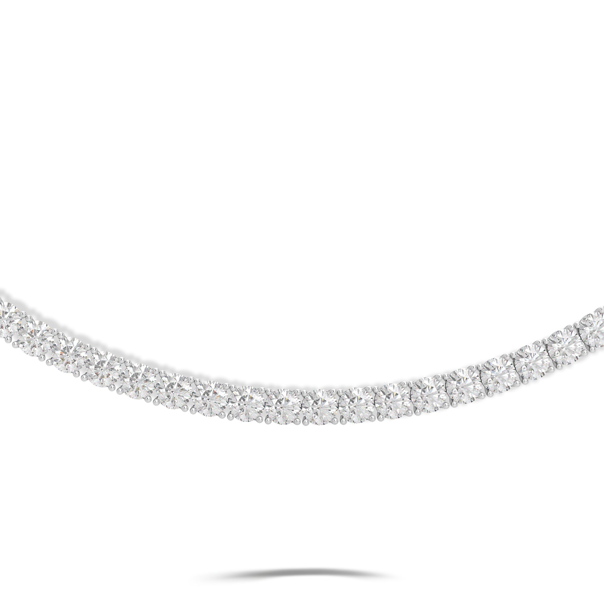 Round Classic Diamond Necklace