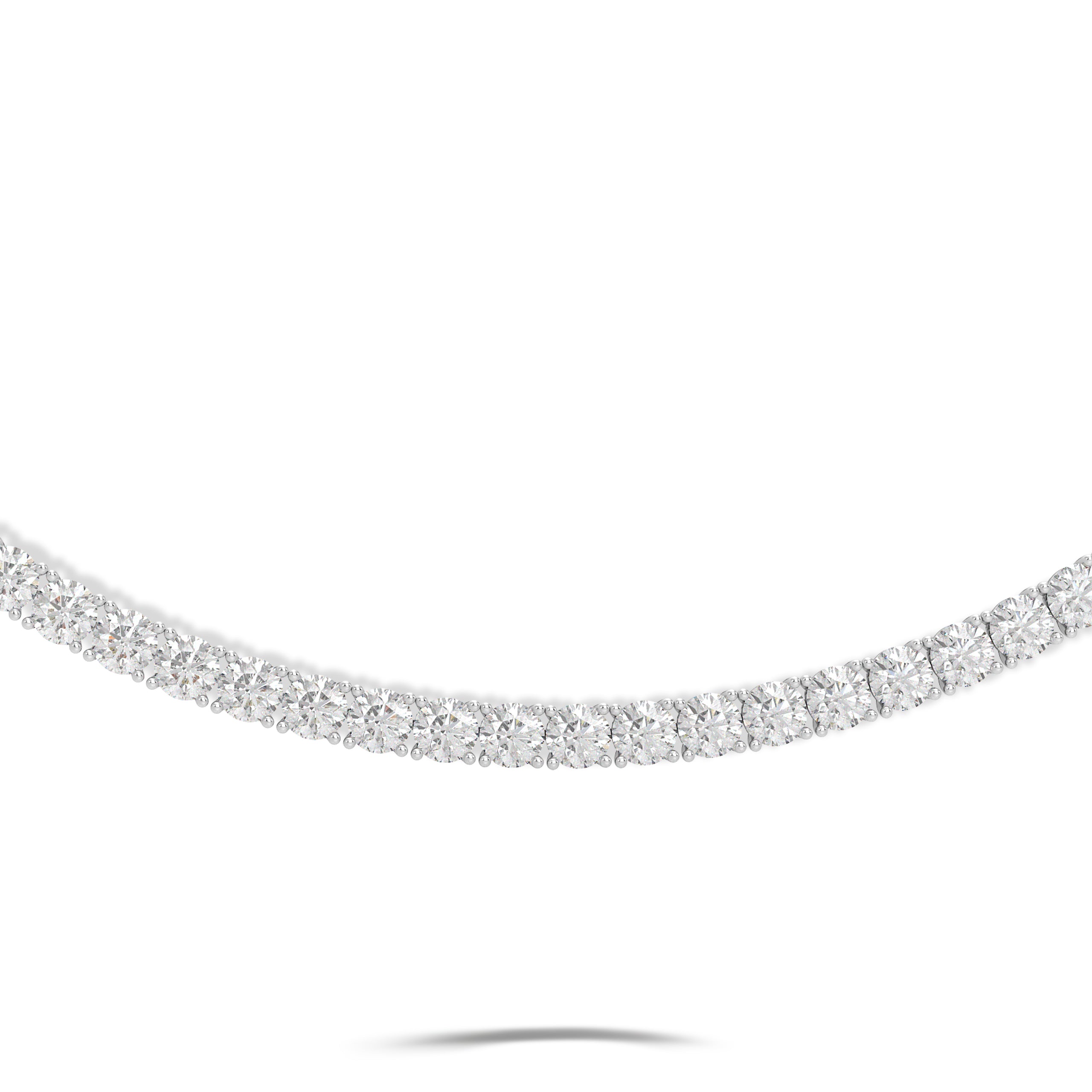 Round Classic Diamond Necklace