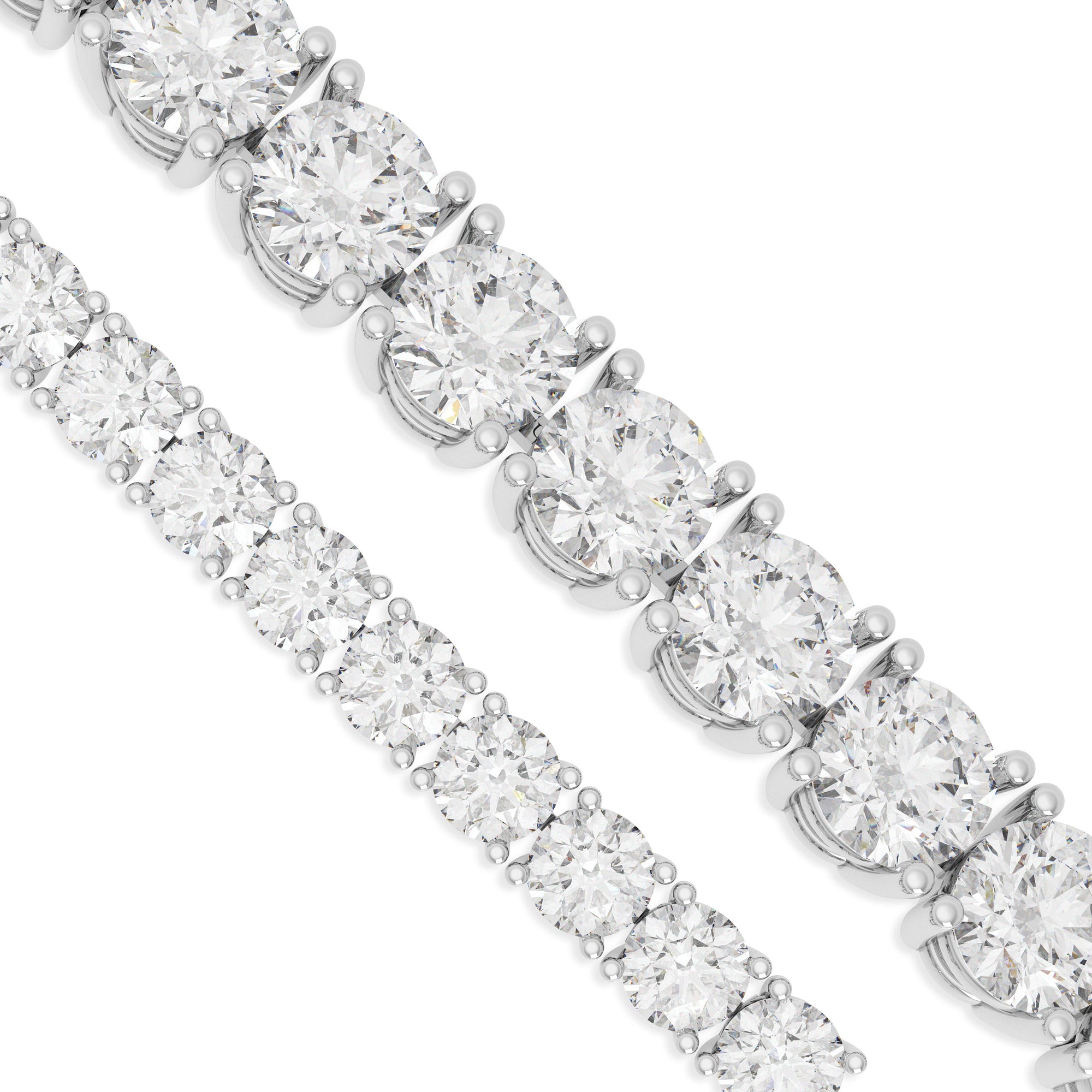 Round Classic Diamond Necklace