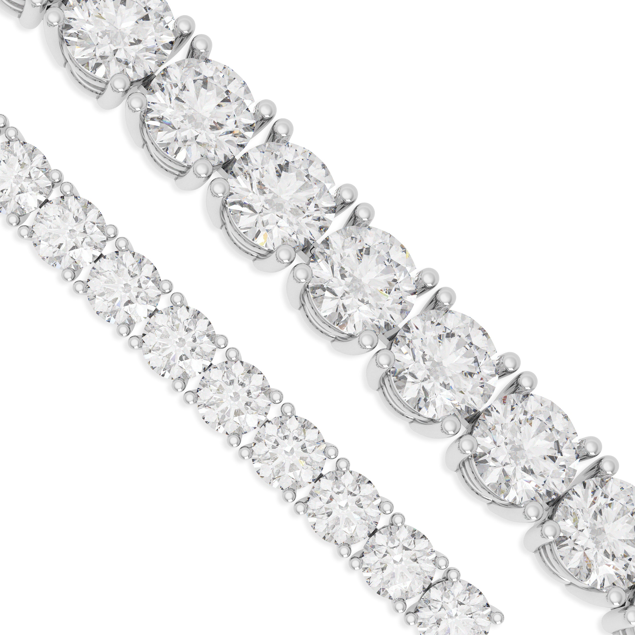Round Classic Diamond Necklace