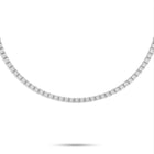 Princess Cut Diamond Necklace