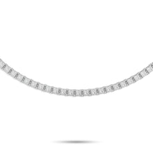 Princess Cut Diamond Necklace
