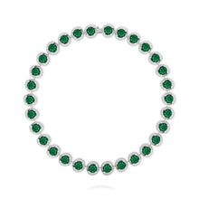 Knott Emerald and Diamond Necklace