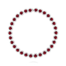 Knott Ruby and Diamond Necklace