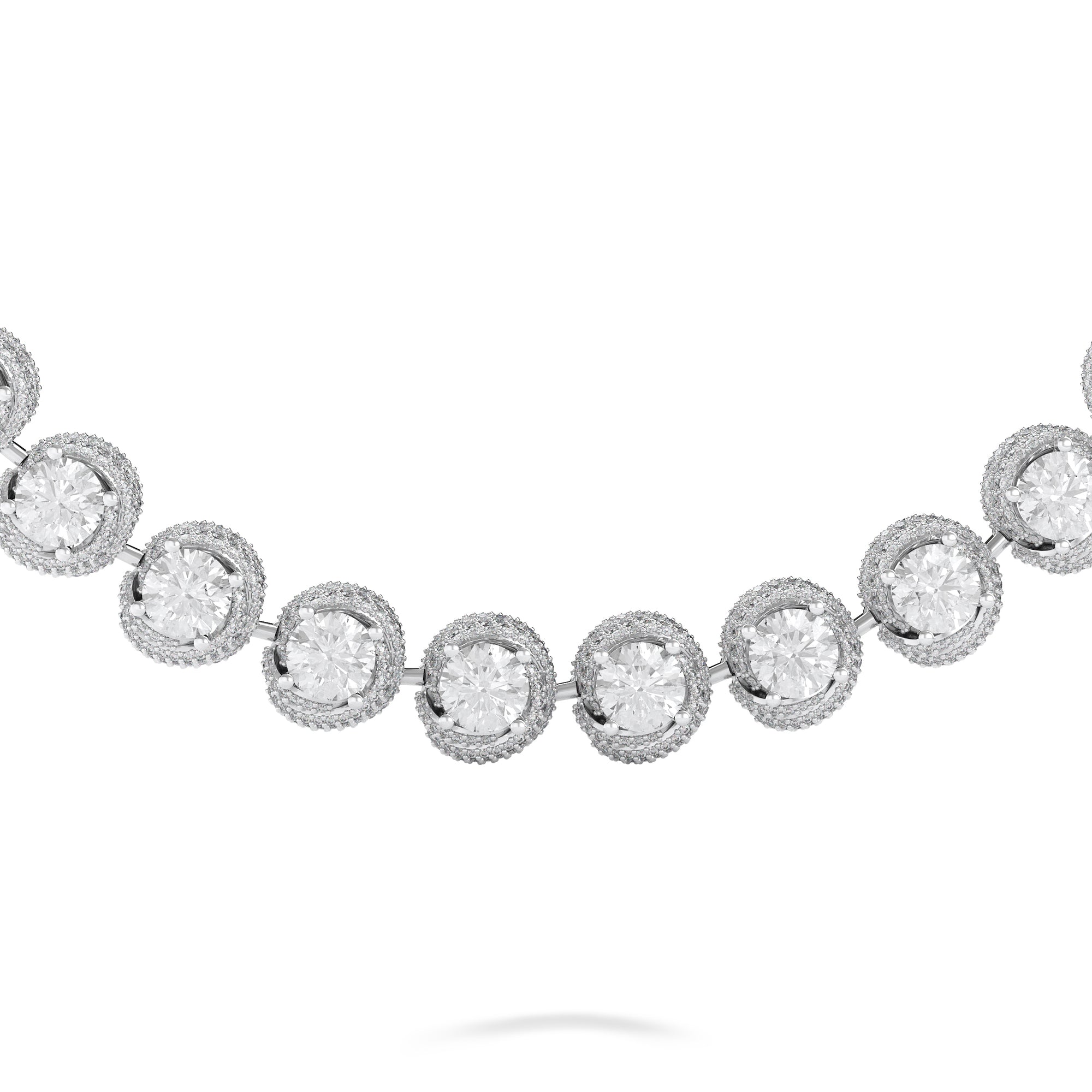 Knott Diamond Necklace