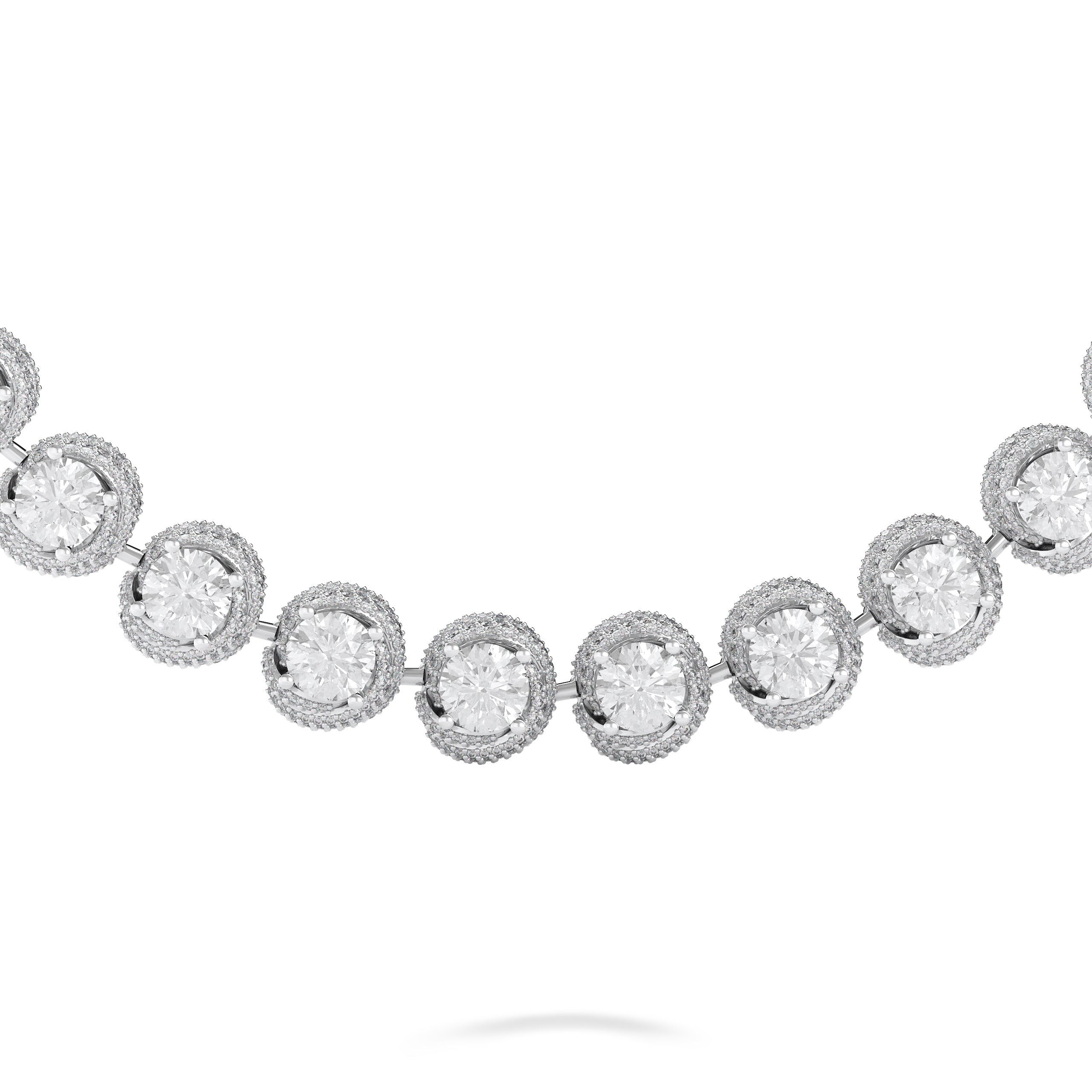 Knott Diamond Necklace