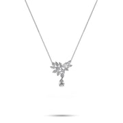 Pendentif Icon en forme de poire avec micropavé de diamants