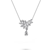 Pendentif Icon en forme de poire avec micropavé de diamants