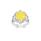 Yellow Diamond and Diamond Ring – Boutique Exclusive
