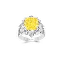 Yellow Diamond and Diamond Ring – Boutique Exclusive