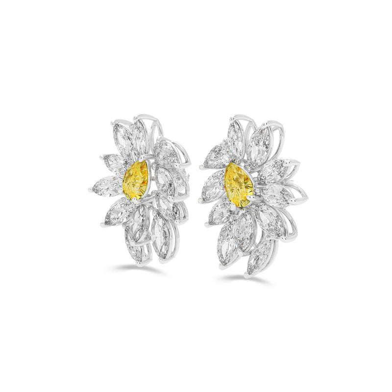 Anastasia’s Golden Radiance Diamond Earrings