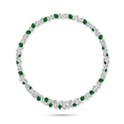 The Enchanted Anastasia’s Emerald and Diamond Necklace