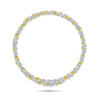 The Enchanted Anastasia’s Yellow Diamond and Diamond Necklace