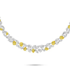 The Enchanted Anastasia’s Yellow Diamond and Diamond Necklace