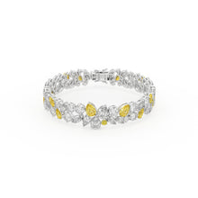 Anastasia’s Majestic Yellow Diamond and Diamond Bracelet