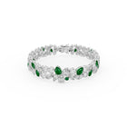 Anastasia’s Majestic Emerald and Diamond Bracelet