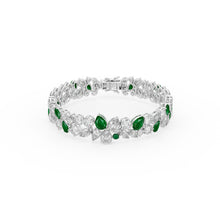Anastasia’s Majestic Emerald and Diamond Bracelet