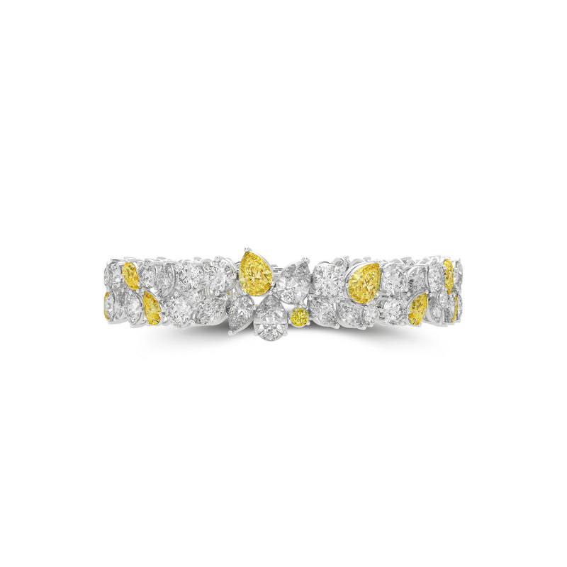 Anastasia’s Majestic Yellow Diamond and Diamond Bracelet