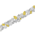 Anastasia’s Majestic Yellow Diamond and Diamond Bracelet