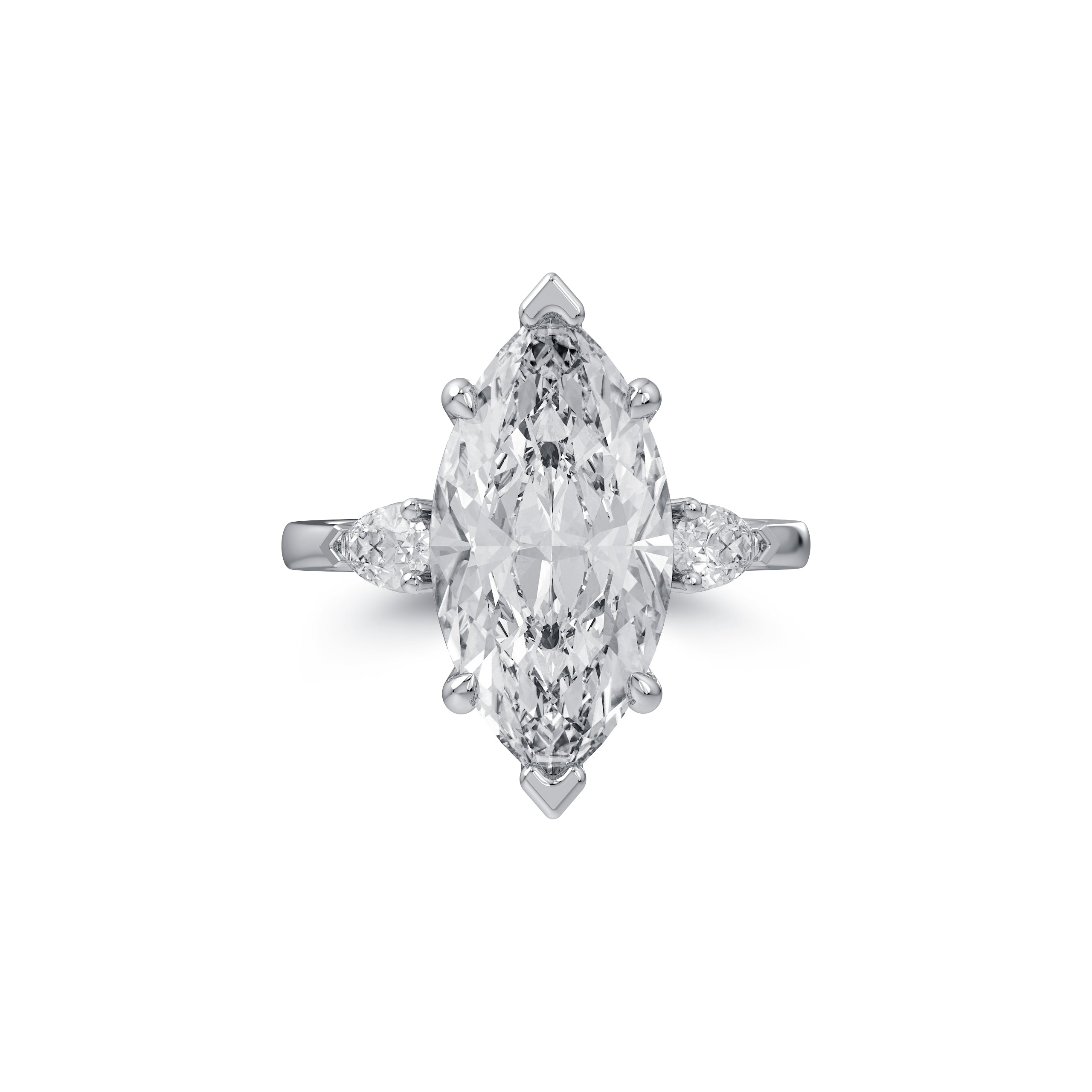 Promise Marquise Cut Diamond Engagement Ring