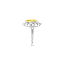 Anastasia’s Radiant Yellow Diamond Pear Shape Ring