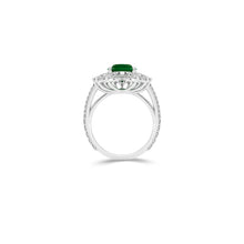 Anastasia’s Radiant Emerald Pear Shape Ring
