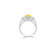 Anastasia’s Radiant Yellow Diamond Pear Shape Ring
