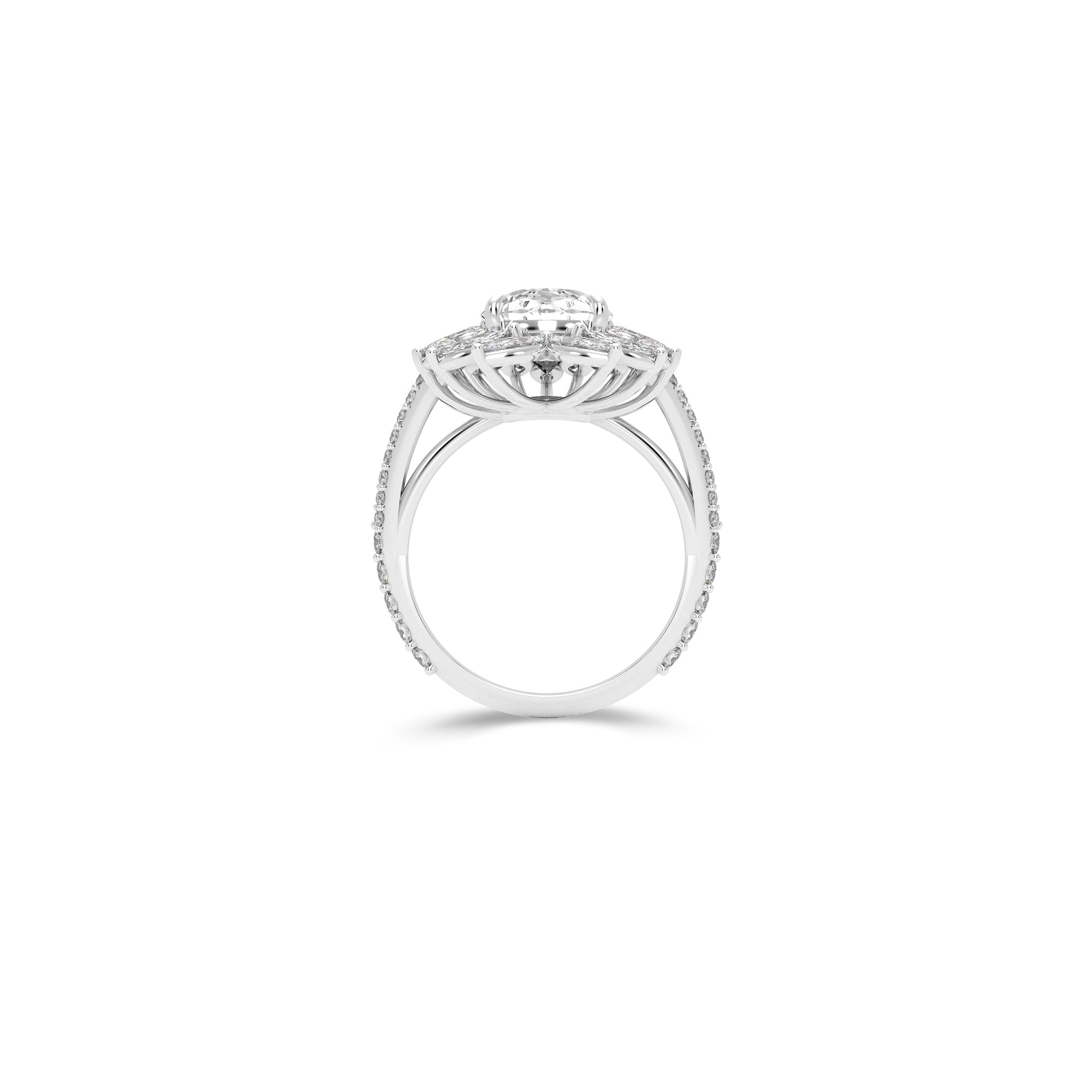 Anastasia’s Radiant Pear Shape Diamond  Ring