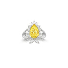 Anastasia’s Radiant Yellow Diamond Pear Shape Ring