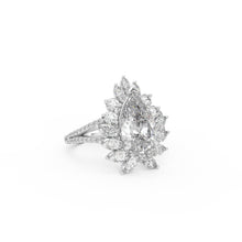 Anastasia’s Radiant Pear Shape Diamond  Ring