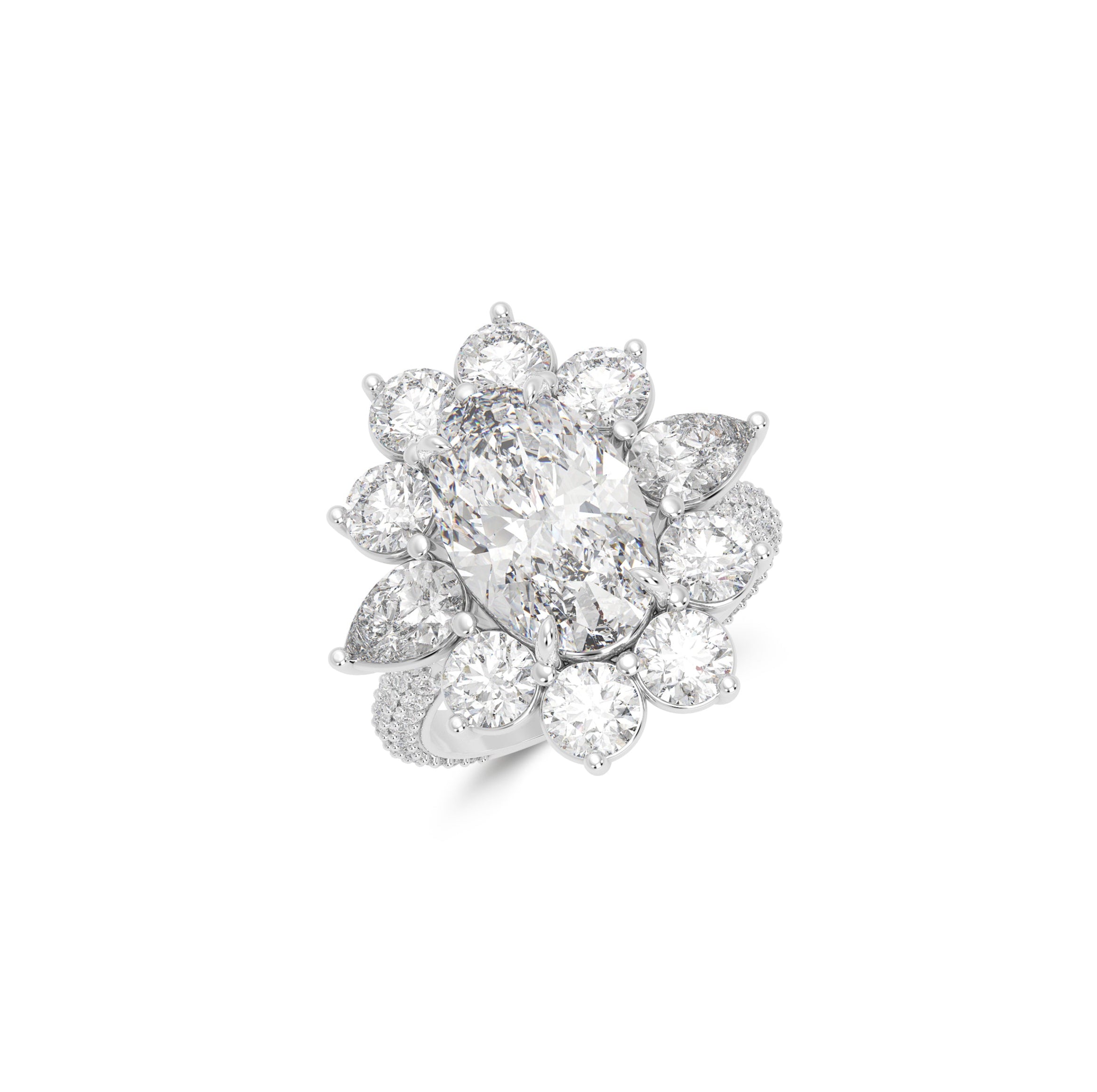 Anastasia’s Diamond Oval Cut Ring