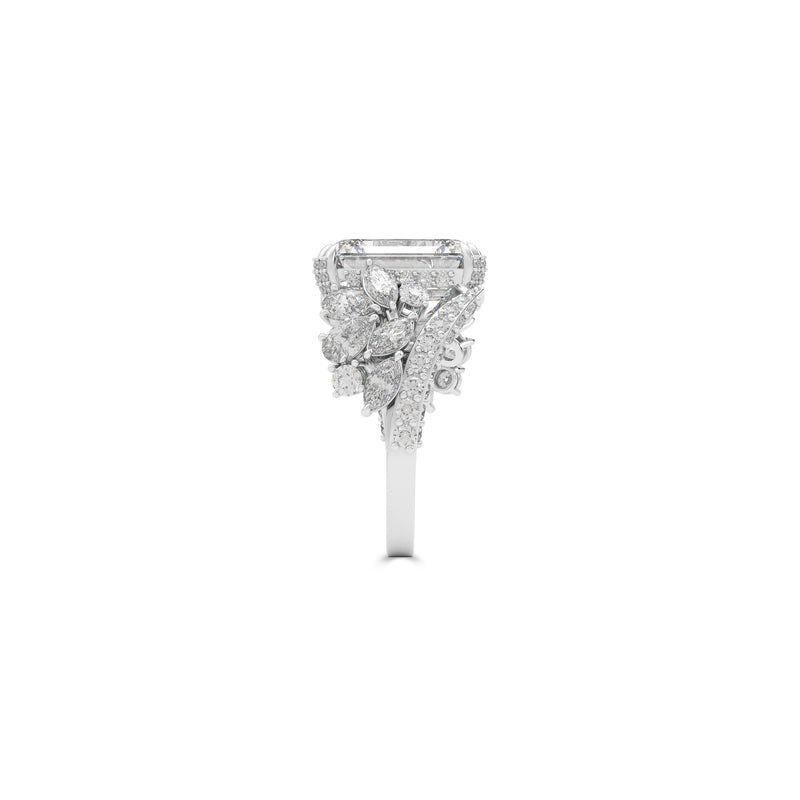 The Eternal Radiance Emerald Cut Diamond Ring