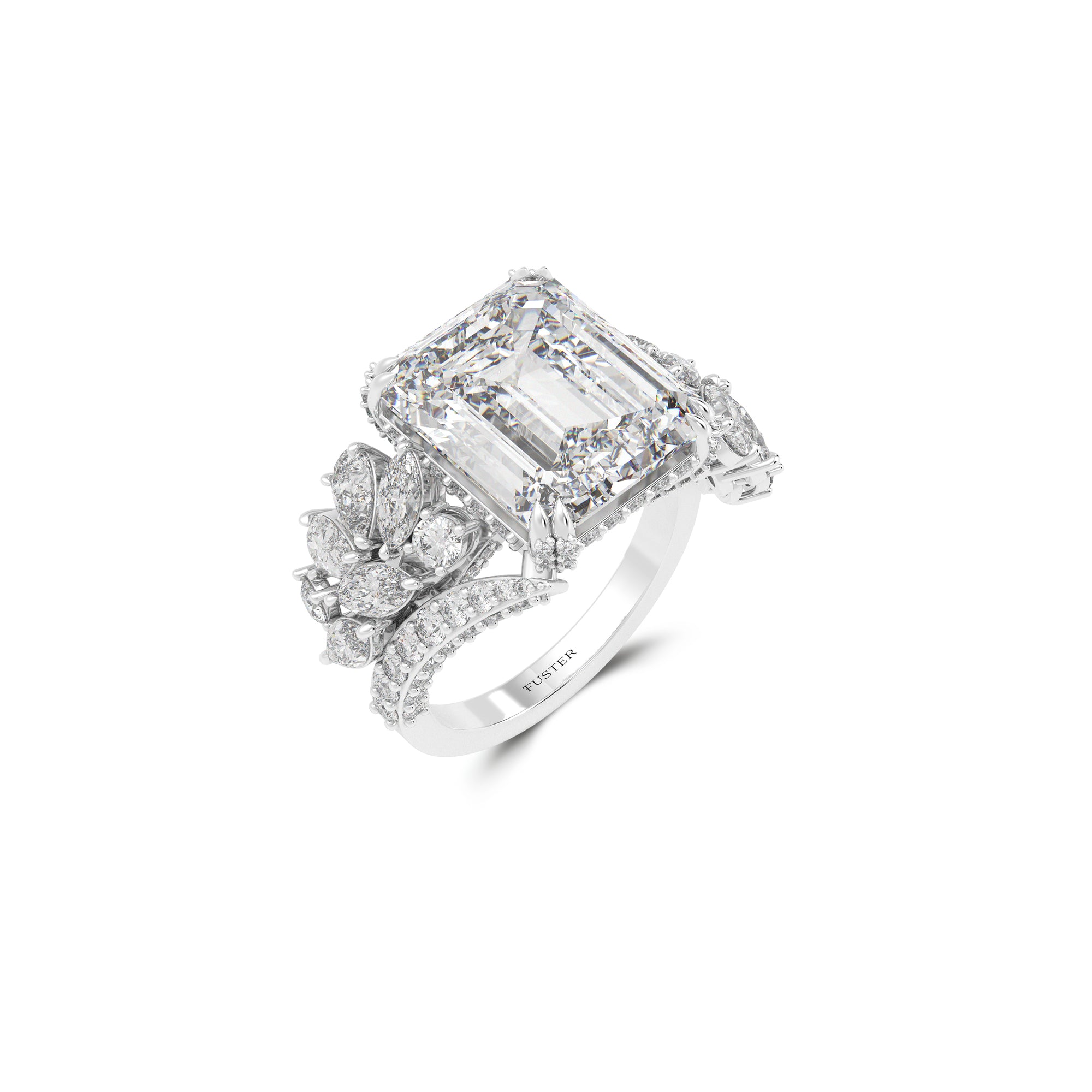 The Eternal Radiance Emerald Cut Diamond Ring