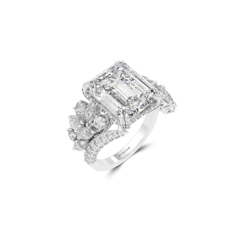The Eternal Radiance Emerald Cut Diamond Ring