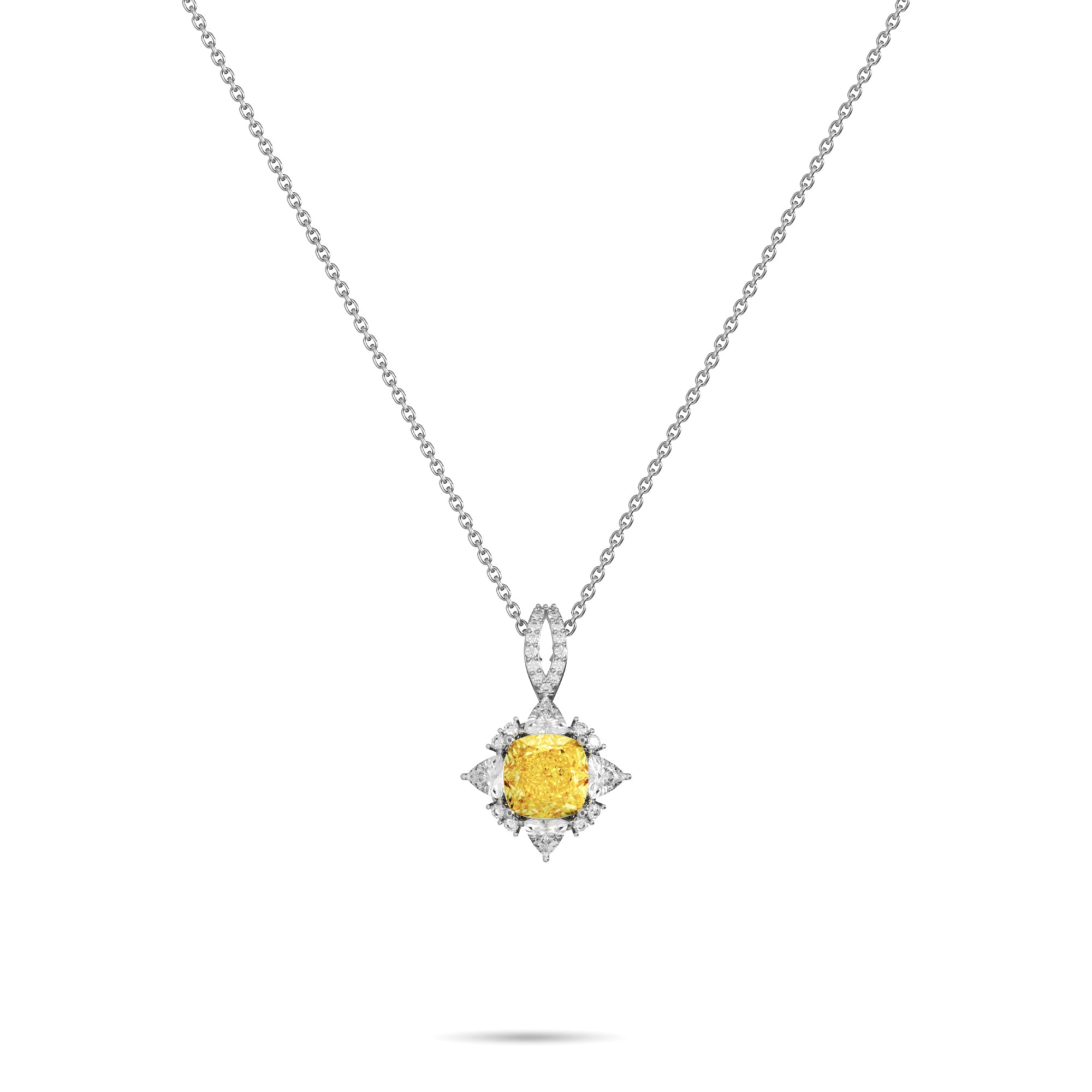 Fancy Yellow Diamond Pendant - Boutique Exclusive