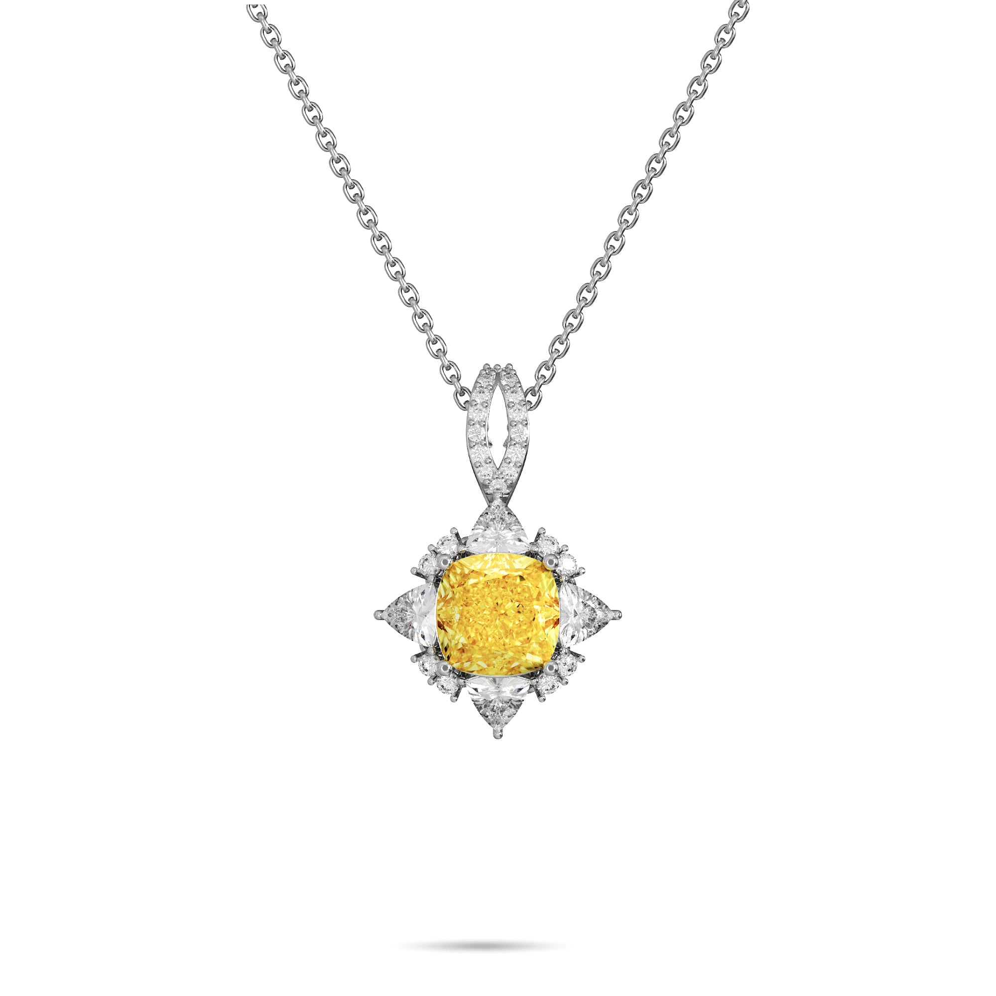 Fancy Yellow Diamond Pendant - Boutique Exclusive