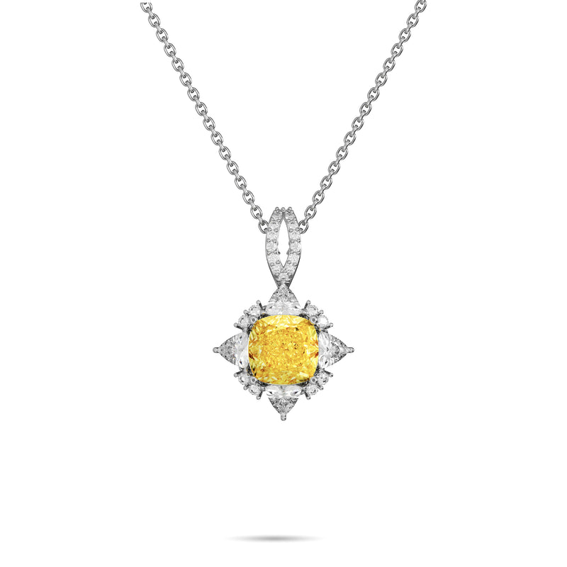 Fancy Yellow Diamond Pendant - Boutique Exclusive