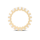 Anillo de diamantes de alianza clásica 