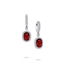 Cushion Cut Ruby High Jewellery Earrings