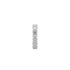 Emerald Square Cut White Diamond Band