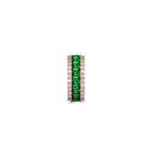 The Classic Fuster Emerald & Diamond Band