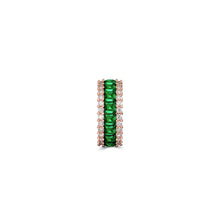 The Classic Fuster Emerald & Diamond Band
