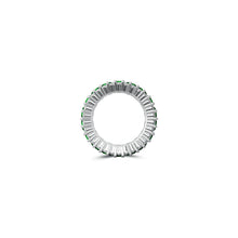 The Classic Fuster Emerald & Diamond Band