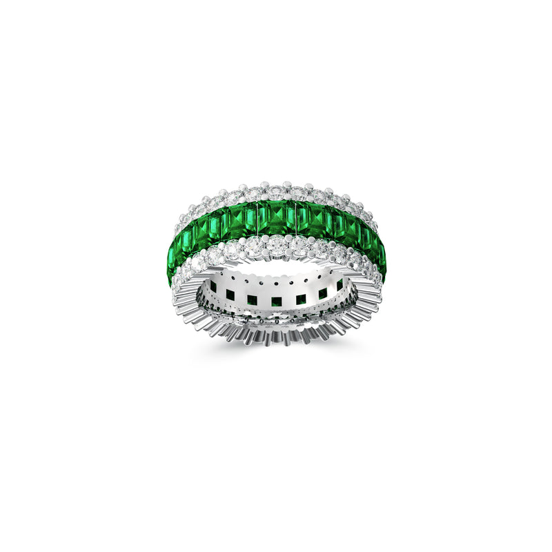 The Classic Fuster Emerald & Diamond Band