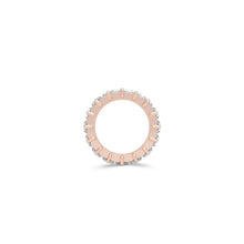 Emerald Cut  White Diamond Alliance Ring