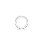 Emerald Cut  White Diamond Alliance Ring